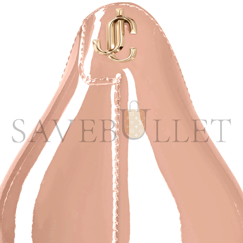 JIMMY CHOO LOVE 100 BALLET-PINK PATENT-LEATHER POINTED PUMPS LOVE100PWJ JIMMY CHOO LOVE 100 BALLET-PINK PATENT-LEATHER POINTED PUMPS LOVE100PWJ